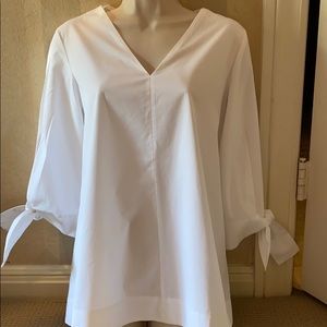 🔴 COS ADORABLE WHITE COTTON TOP. NWOT